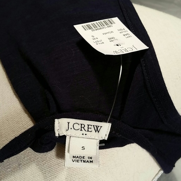 J.Crew drapey tank w/silky hem new - Picture 4 of 8